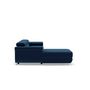 Voir la diapositive 6 : BEST MOBILIER Pablo - canapé d'angle gauche - 6 places - convertible avec coffre et têtières réglables - en velours