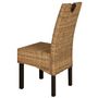 Voir la diapositive 4 : VIDAXL Chaises a manger lot de 6 rotin Kubu bois de manguier