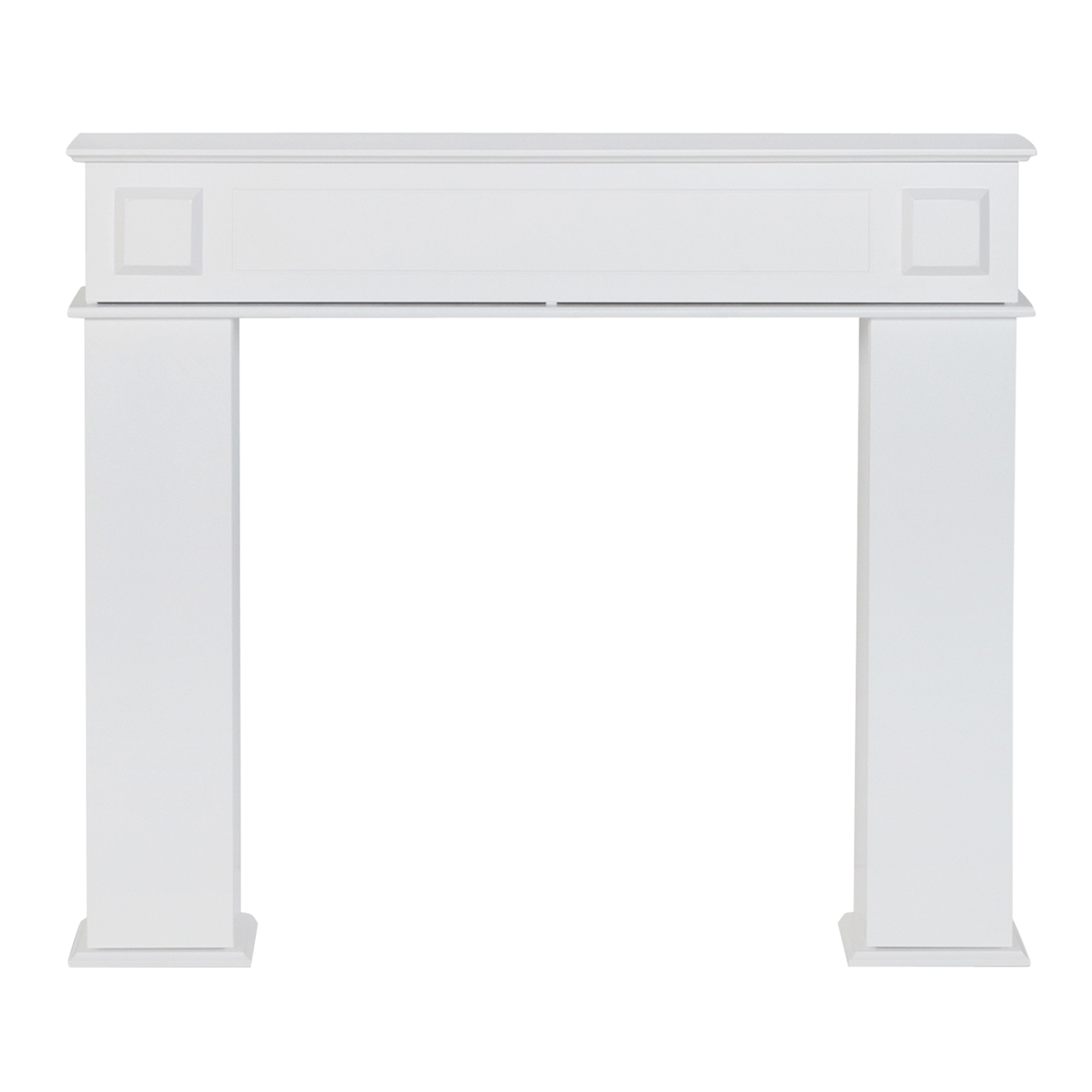 ID MARKET Console manteau de cheminée décorative avec rangements