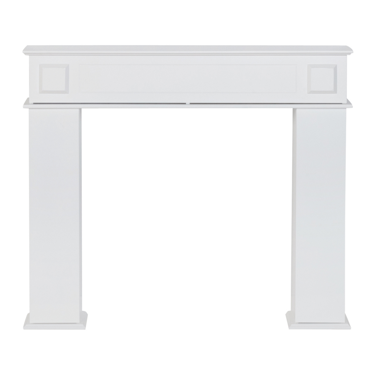 ID MARKET Console manteau de cheminée décorative avec rangements