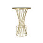 Voir la diapositive 1 : Paris Prix Table de Bar Ronde  Tower  103cm Noir & Or