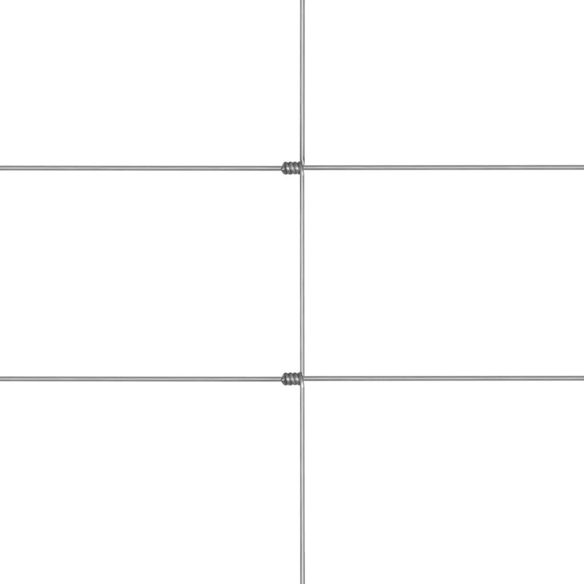 Voir la diapositive 4 : VIDAXL Cloture de jardin Acier galvanise 50x1,25 m Argente