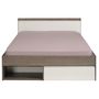 Voir la diapositive 4 : Lit double adulte 160x200 cm avec rangements BOOST