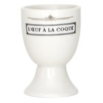 Paris Prix Coquetier en Porcelaine  Grand Hôtel  7cm Blanc