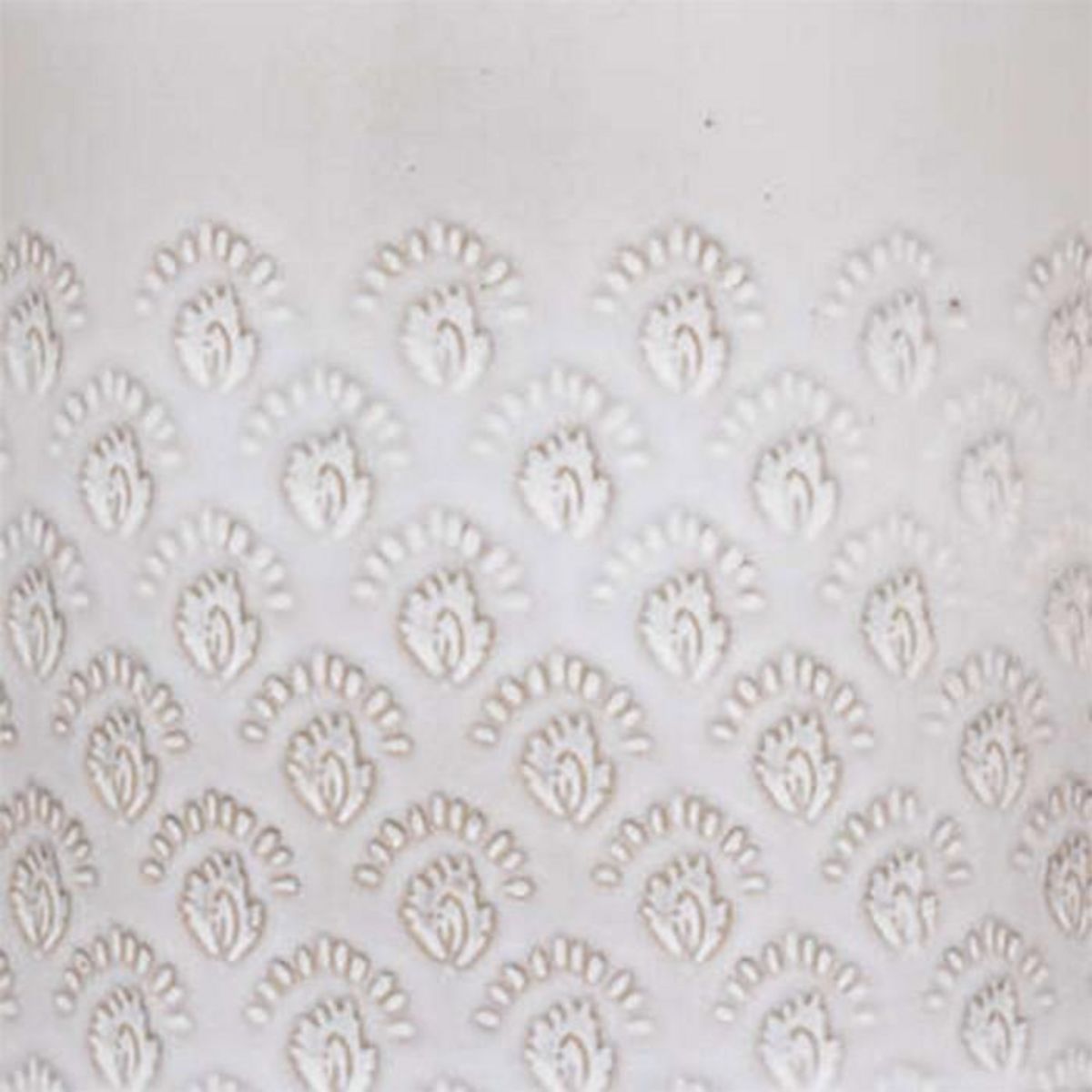 ATMOSPHERA Lot de 2 Cache-Pots Design  Carmen  25cm Ivoire