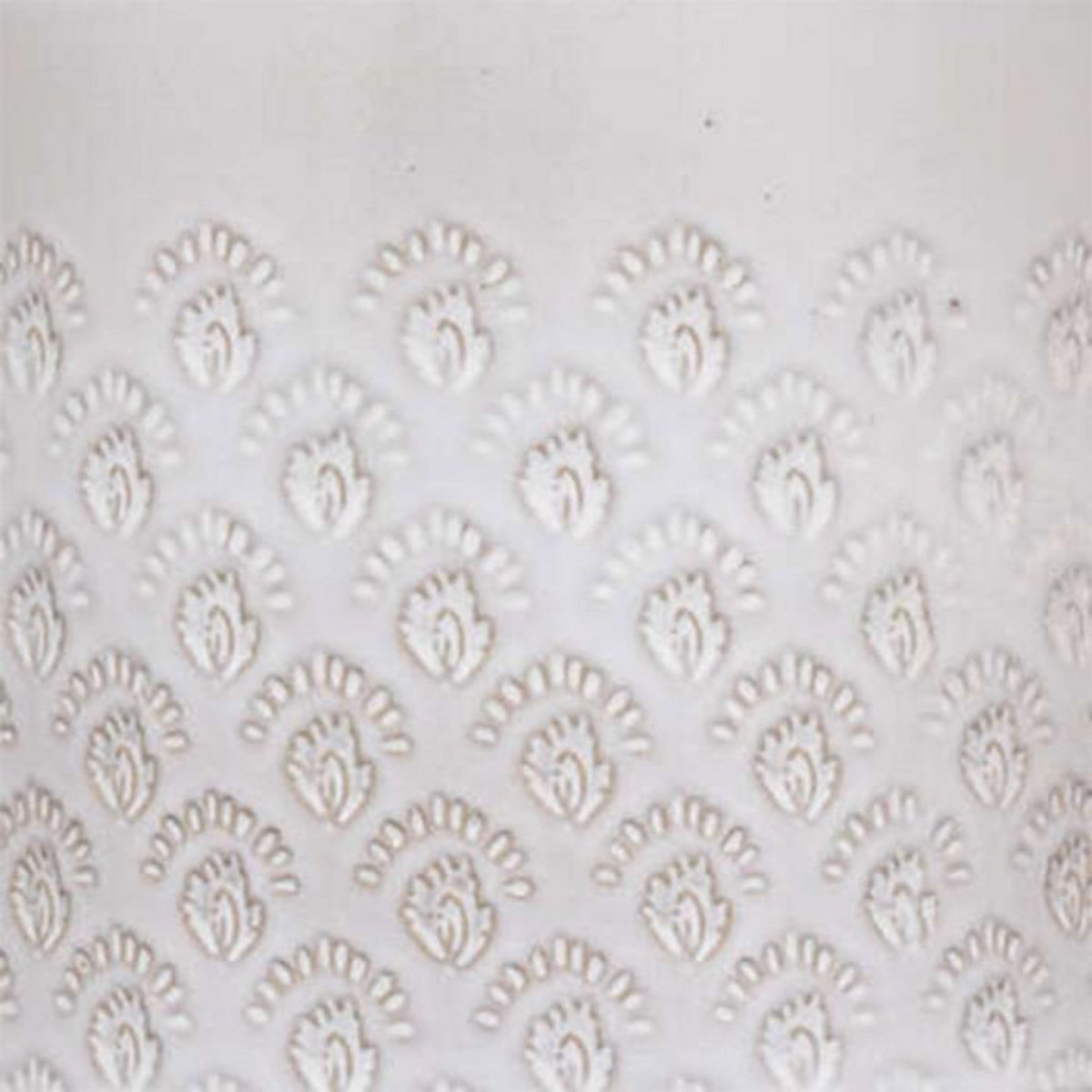 ATMOSPHERA Lot de 2 Cache-Pots Design  Carmen  25cm Ivoire