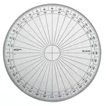 Graphoplex Rapporteur cercle entier degrés Ø 15 cm