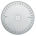 Graphoplex Rapporteur cercle entier degrés Ø 15 cm