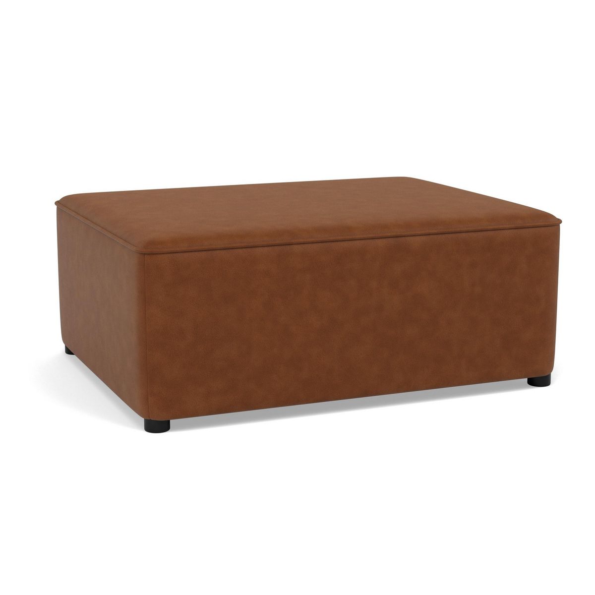 BEST MOBILIER Topaze - pouf en simili