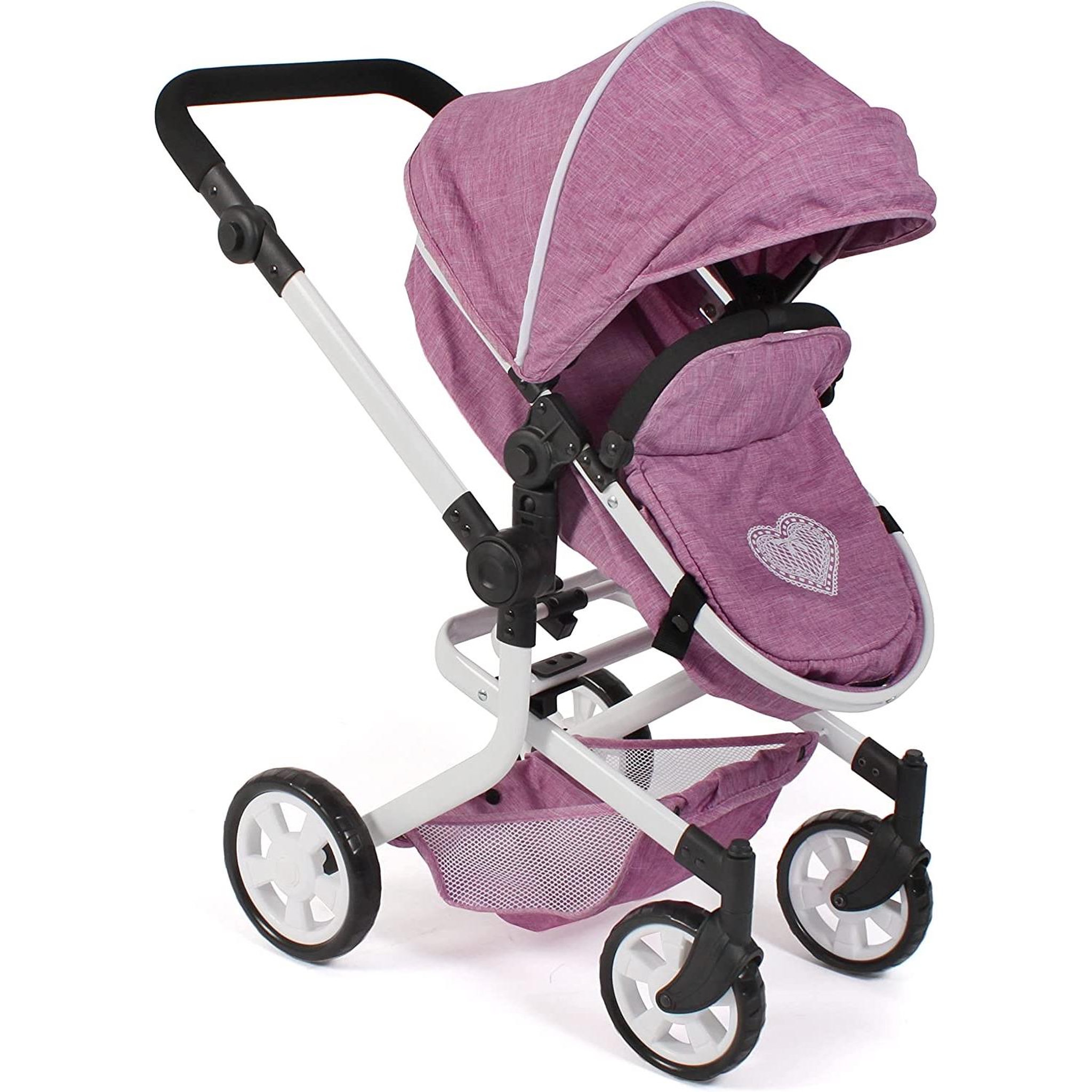 Voir la diapositive 4 : BAYER CHIC 2000 Poussette combinée 2 en 1 Mika Jean rose