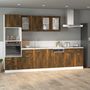 Voir la diapositive 3 : VIDAXL Armoire de plancher a tiroir Chene fume 40x46x81,5 cm Bois