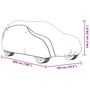Voir la diapositive 6 : VIDAXL Housse de voiture SUV avec sangles a boucle complete argente L