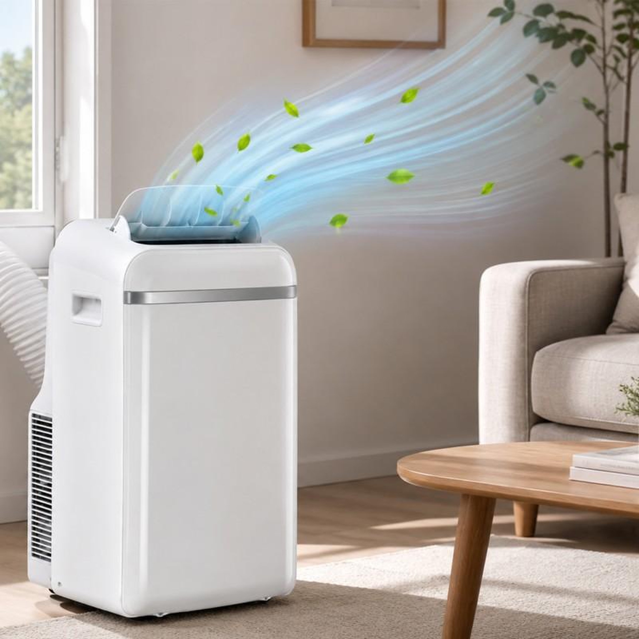 Voir la diapositive 4 : Climatiseur mobile réversible - 12000 btu - inverter