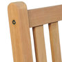 Voir la diapositive 4 : VIDAXL Chaises de jardin lot de 2 et coussins beige Bois teck massif