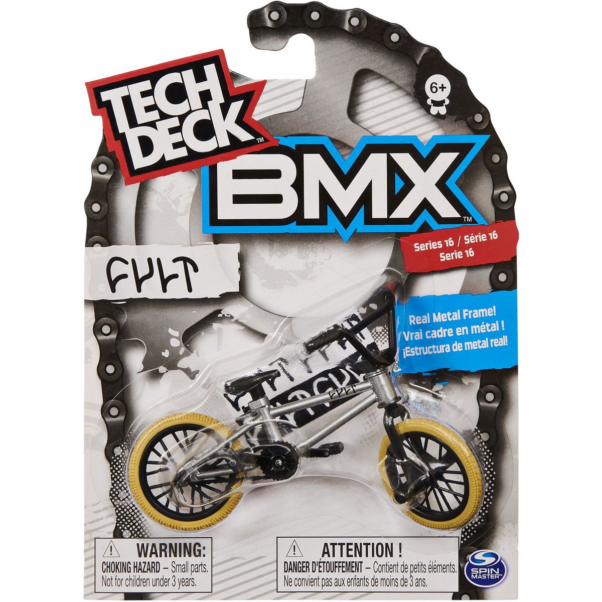 SPIN MASTER Pack 1 BMX Tech Deck