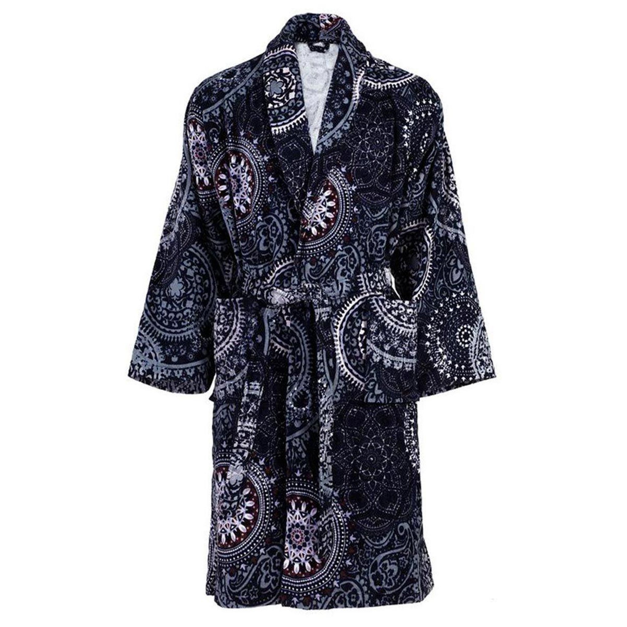 Paris Prix Peignoir de Bain en Coton  Medley  Bleu