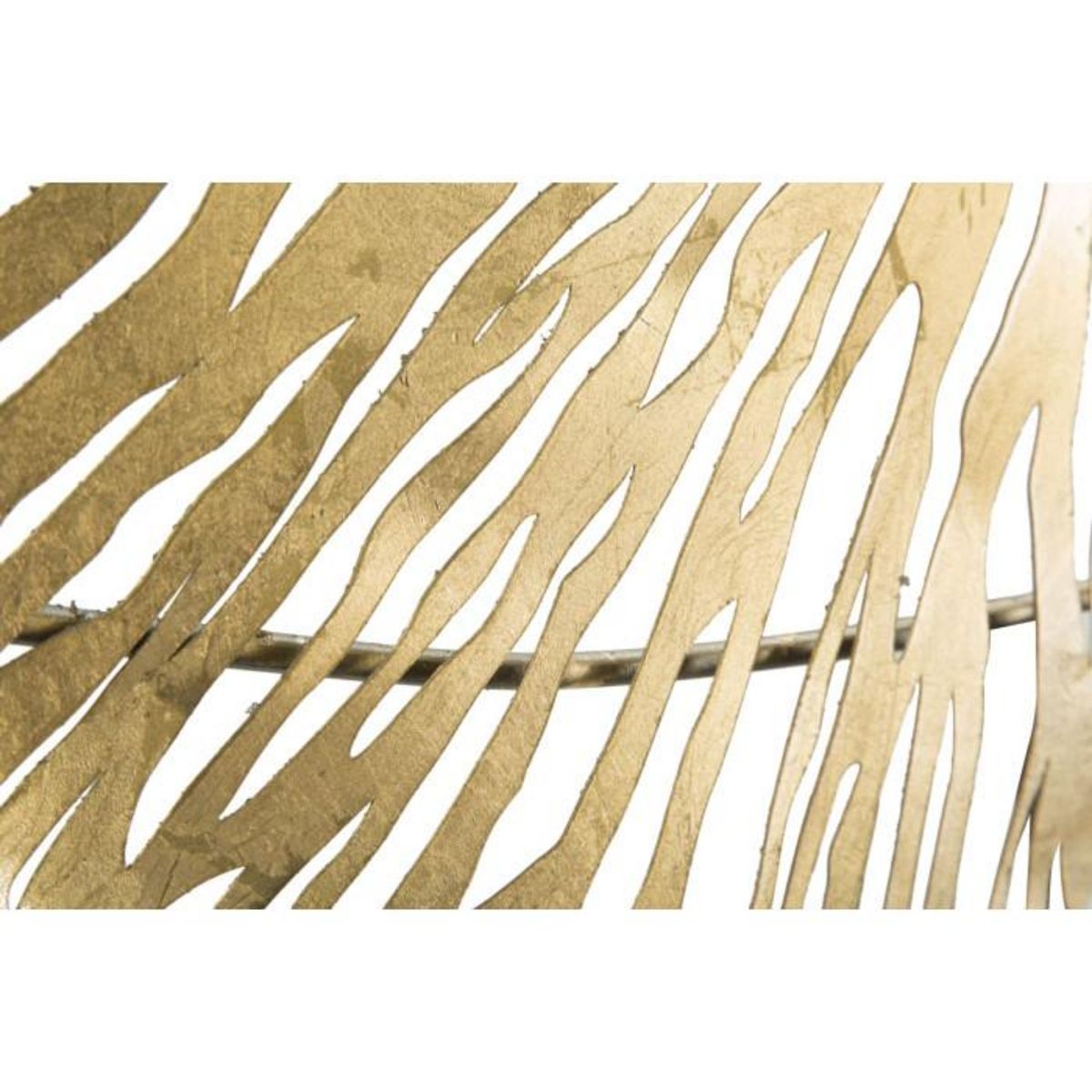 Paris Prix Décoration Murale Horizontale en Métal  Iris  115cm Or