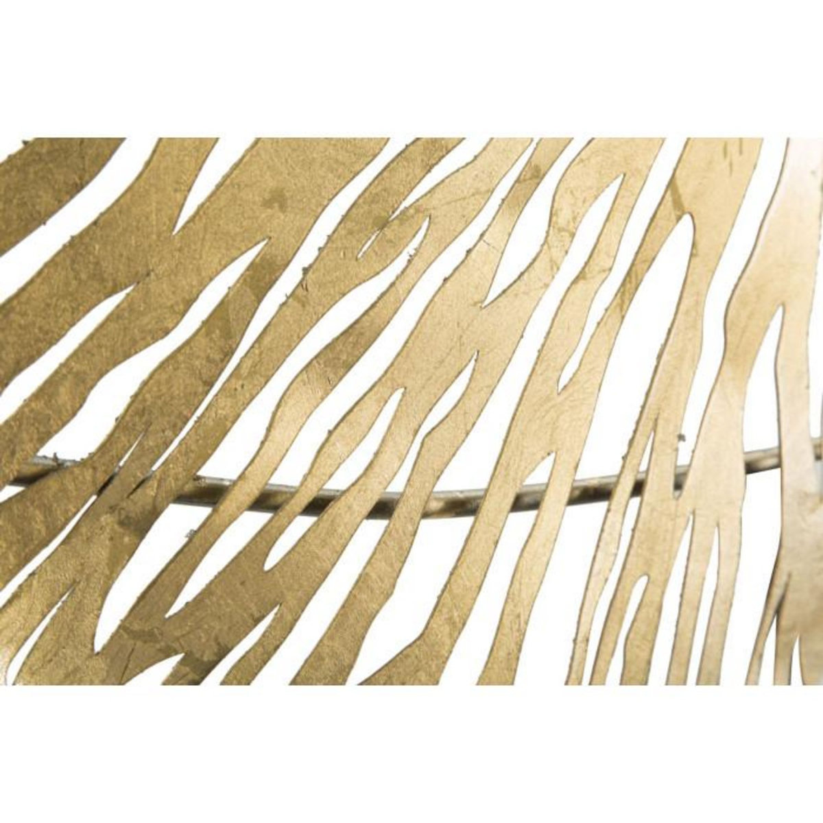 Paris Prix Décoration Murale Horizontale en Métal  Iris  115cm Or