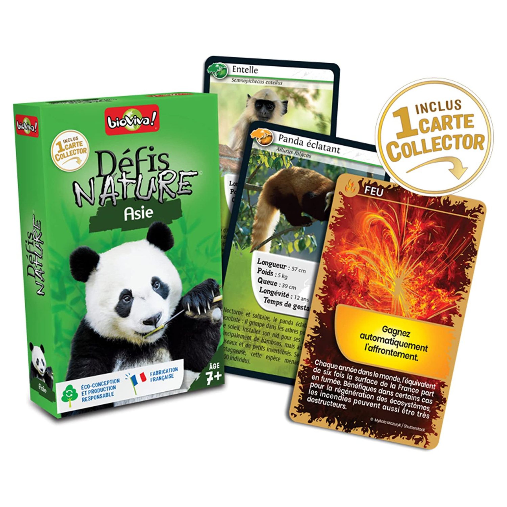 Voir la diapositive 3 : BIOVIVA Défis Nature Asie 36 cartes collector