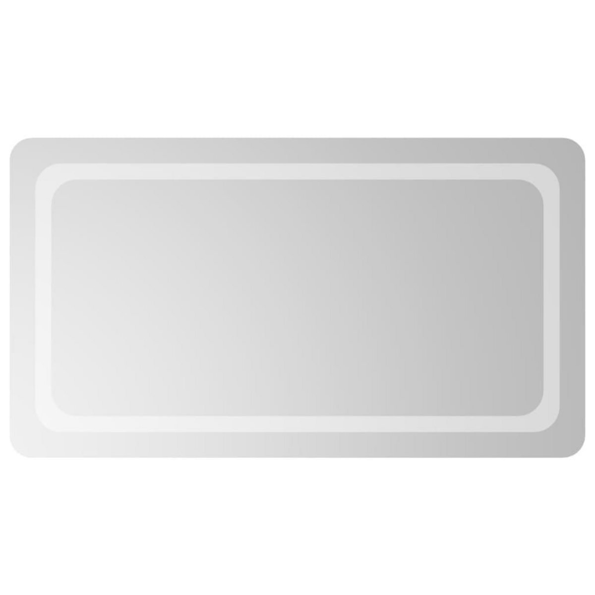 VIDAXL Miroir de salle de bain a LED 50x90 cm