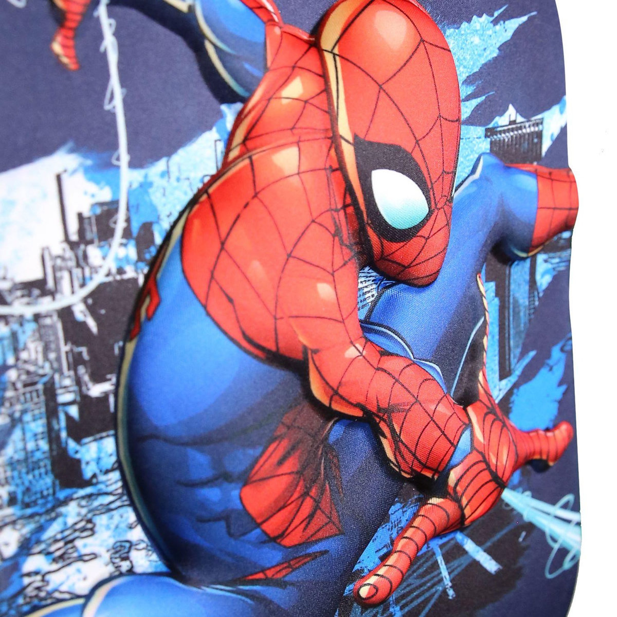 Bagtrotter Bagtrotter - Spiderman - Sac à Dos Scolaire Goûter 31 cm - Marine - 1 compartiment zippé - Bretelles Matelassées - Face 3D - 25x11x32 cm - Matière Polyester - Sac à Dos Scolaire Maternelle
