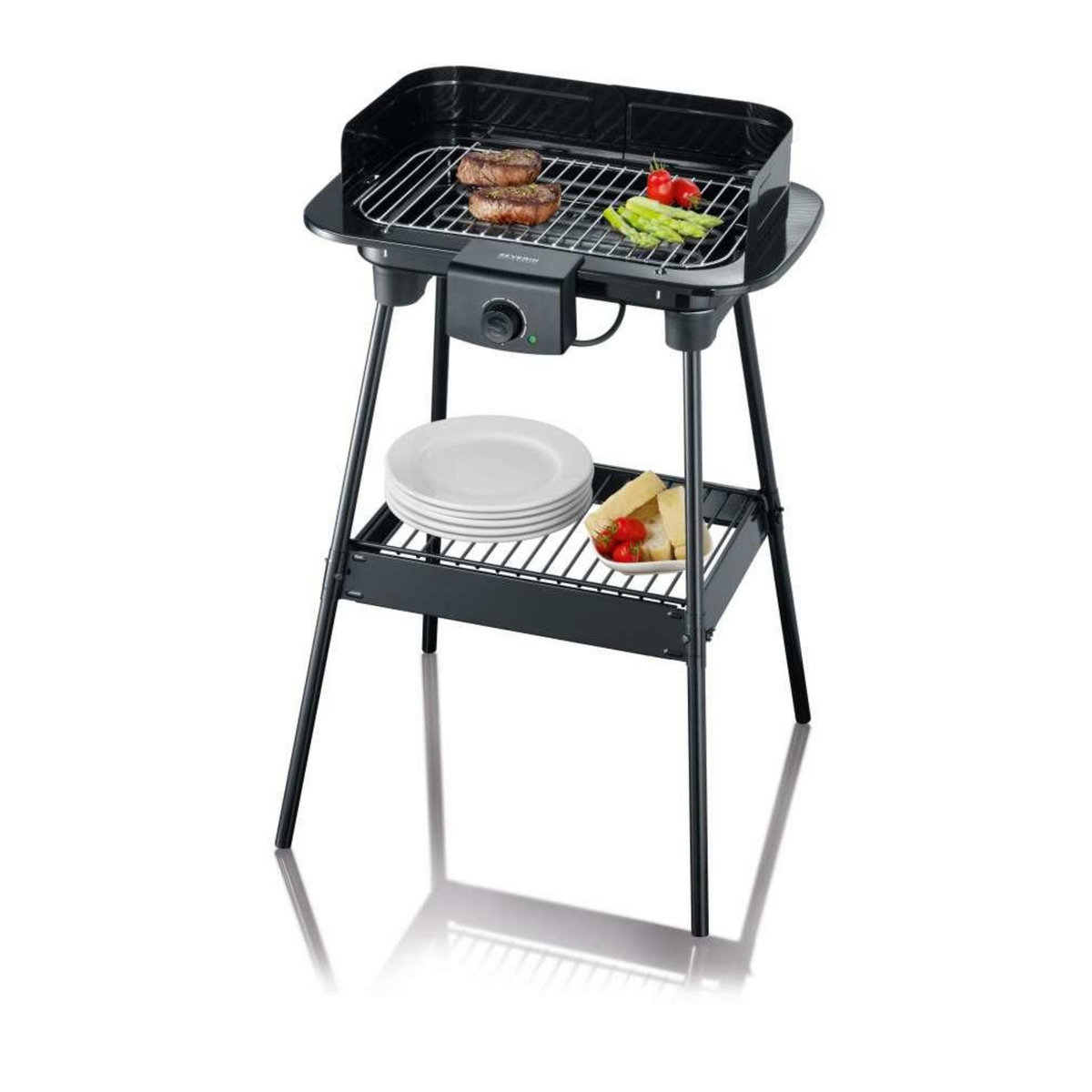 SEVERIN Barbecue électrique sur pieds 2300w - pg8544