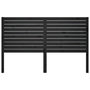 Voir la diapositive 3 : VIDAXL Tete de lit Noir 166x4x100 cm Bois massif de pin