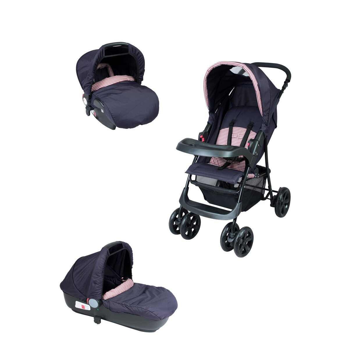 Bambikid sales poussette trio