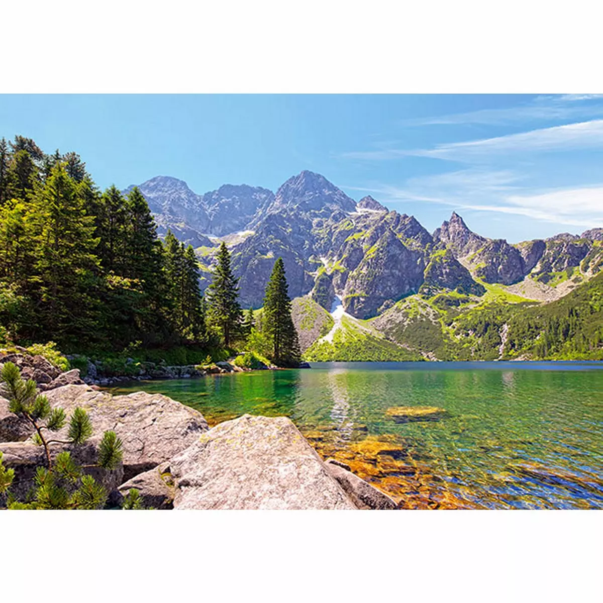 Castorland Puzzle 1000 pièces - Lac Morskie Oko Tatras, Pologne