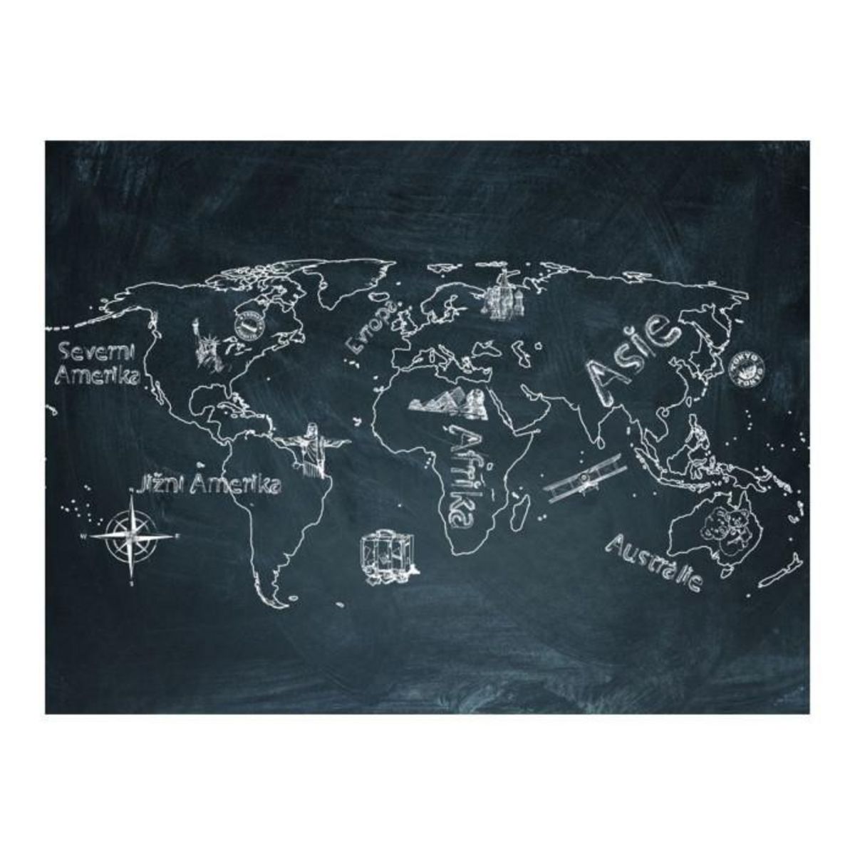 Paris Prix Papier Peint  Small Travel. Large Travel en Tchèque