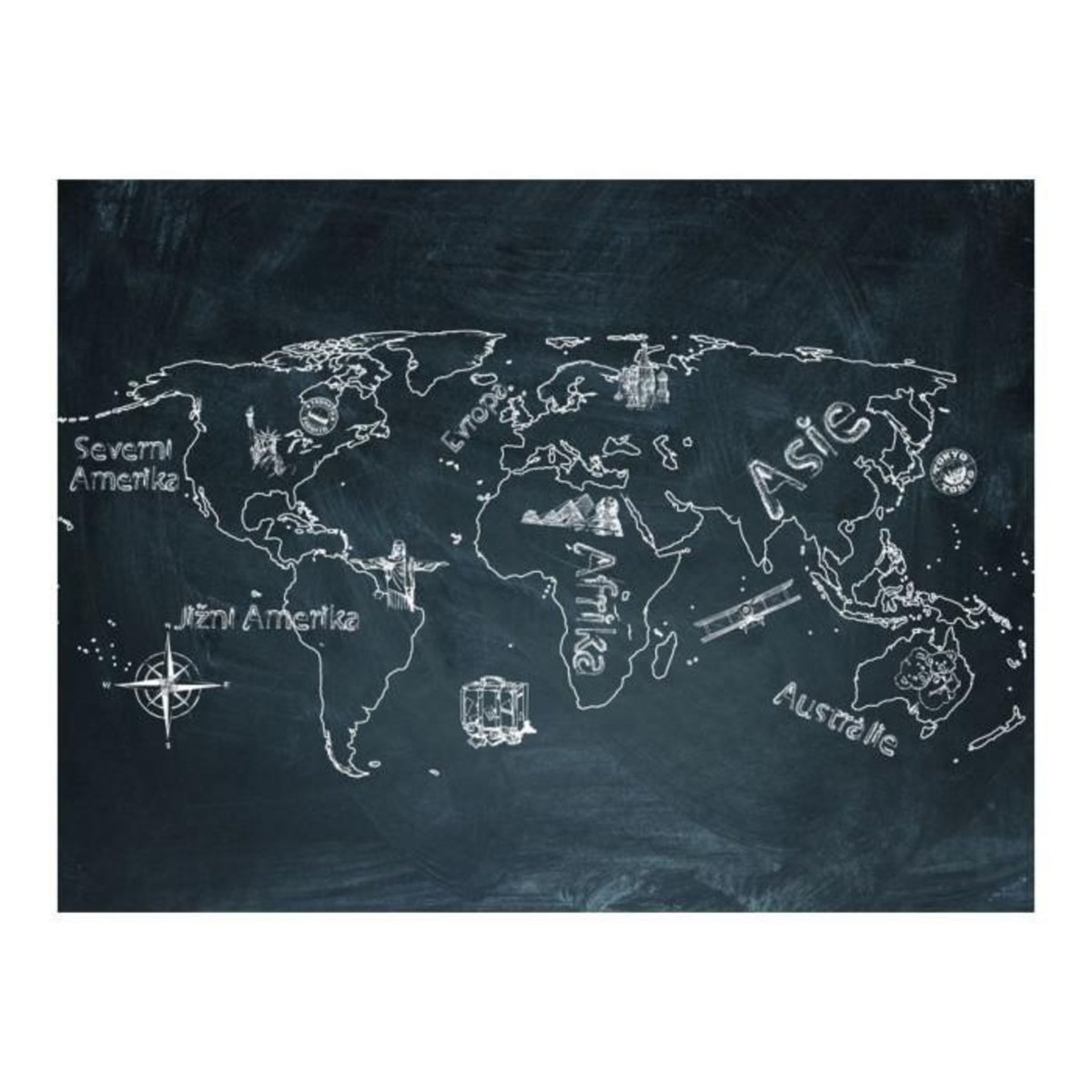 Paris Prix Papier Peint  Small Travel. Large Travel en Tchèque