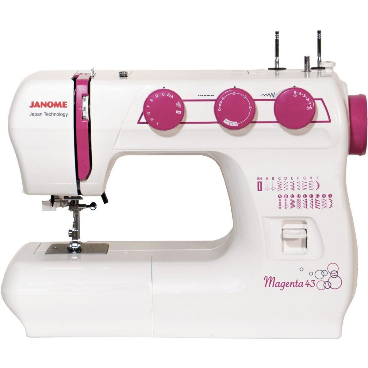 Janome Machine à coudre Magenta 43