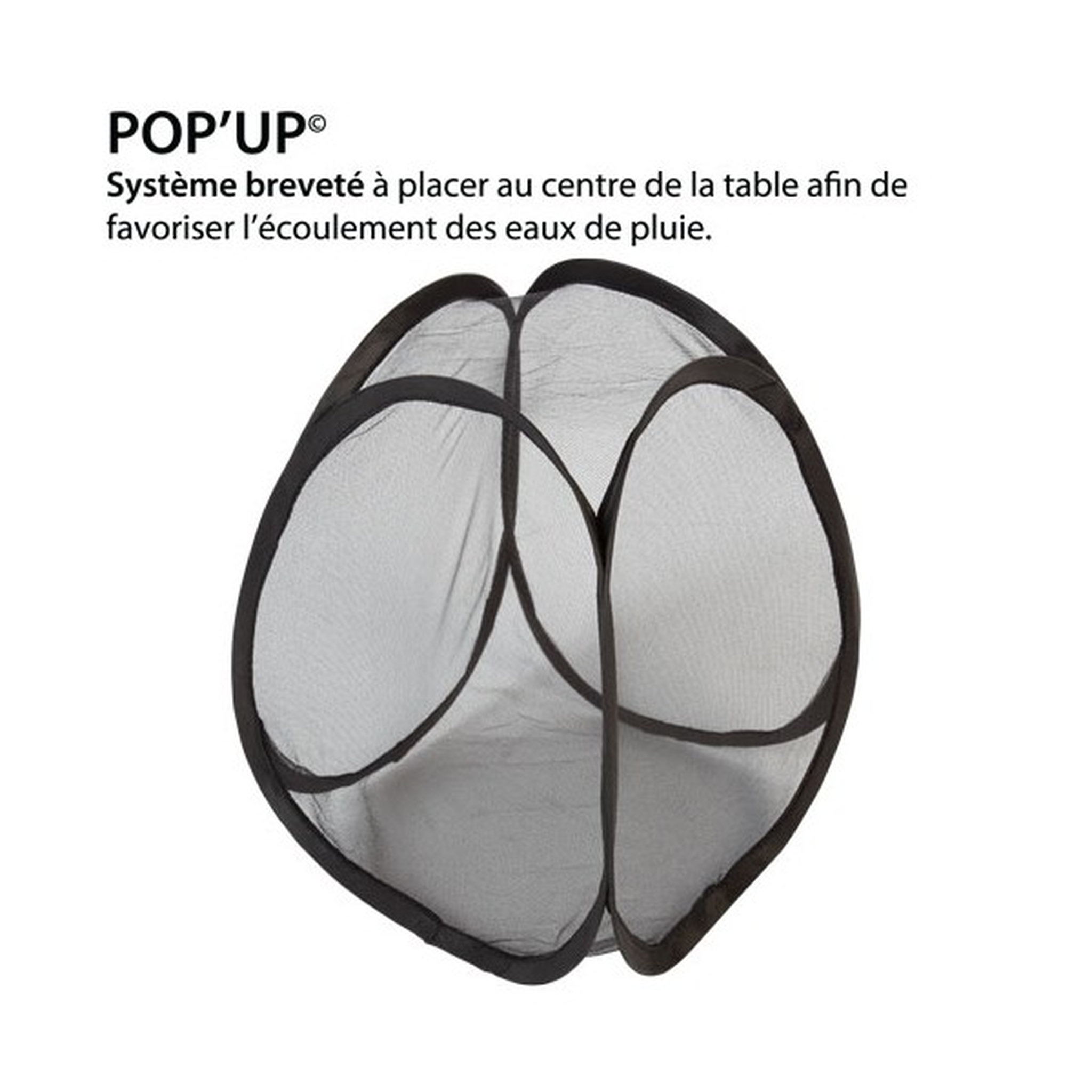 Voir la diapositive 4 : Housse de protection pour table ronde