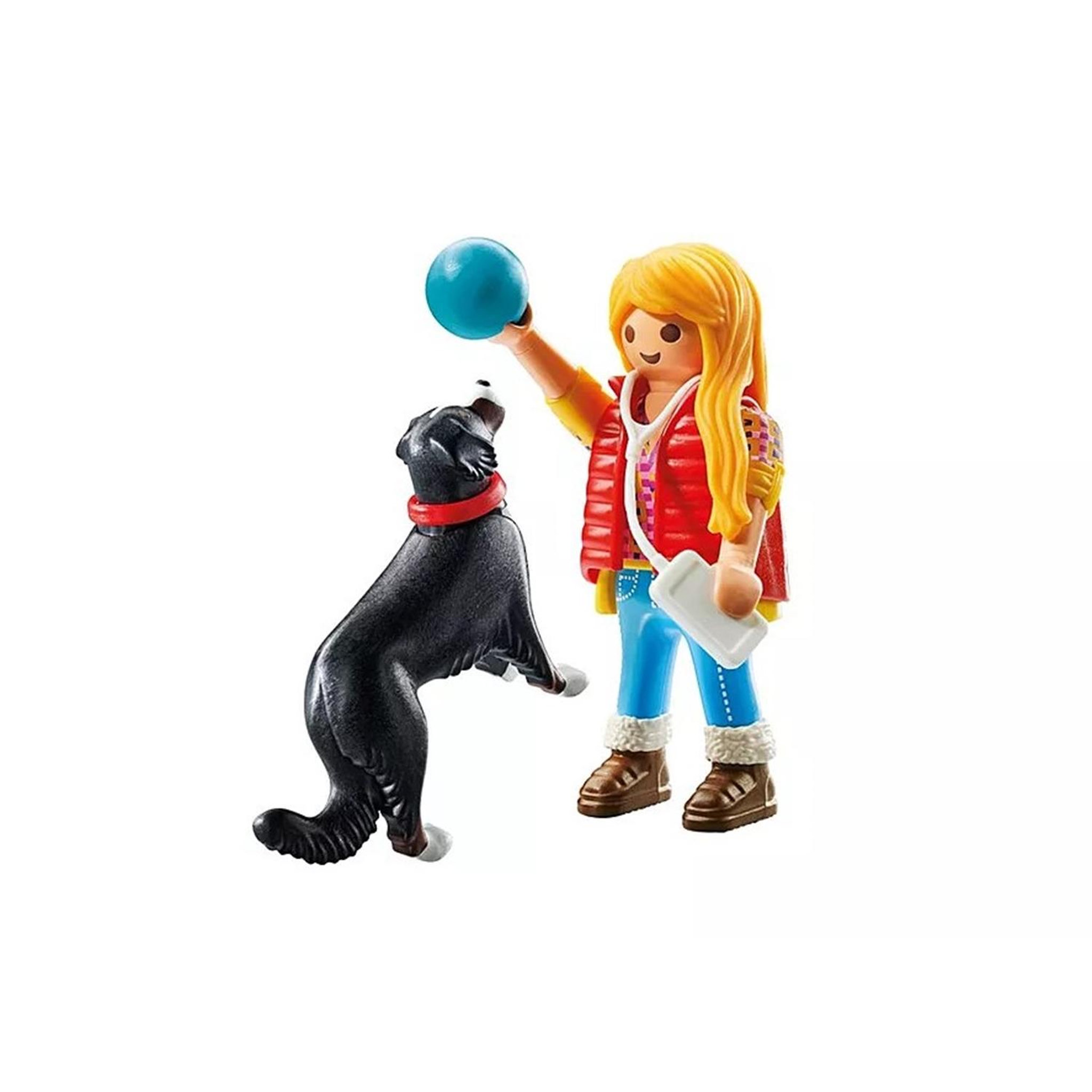 Voir la diapositive 2 : PLAYMOBIL My Life Jeune fille avec chien de montagne