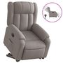 Voir la diapositive 2 : VIDAXL Fauteuil inclinable electrique taupe tissu