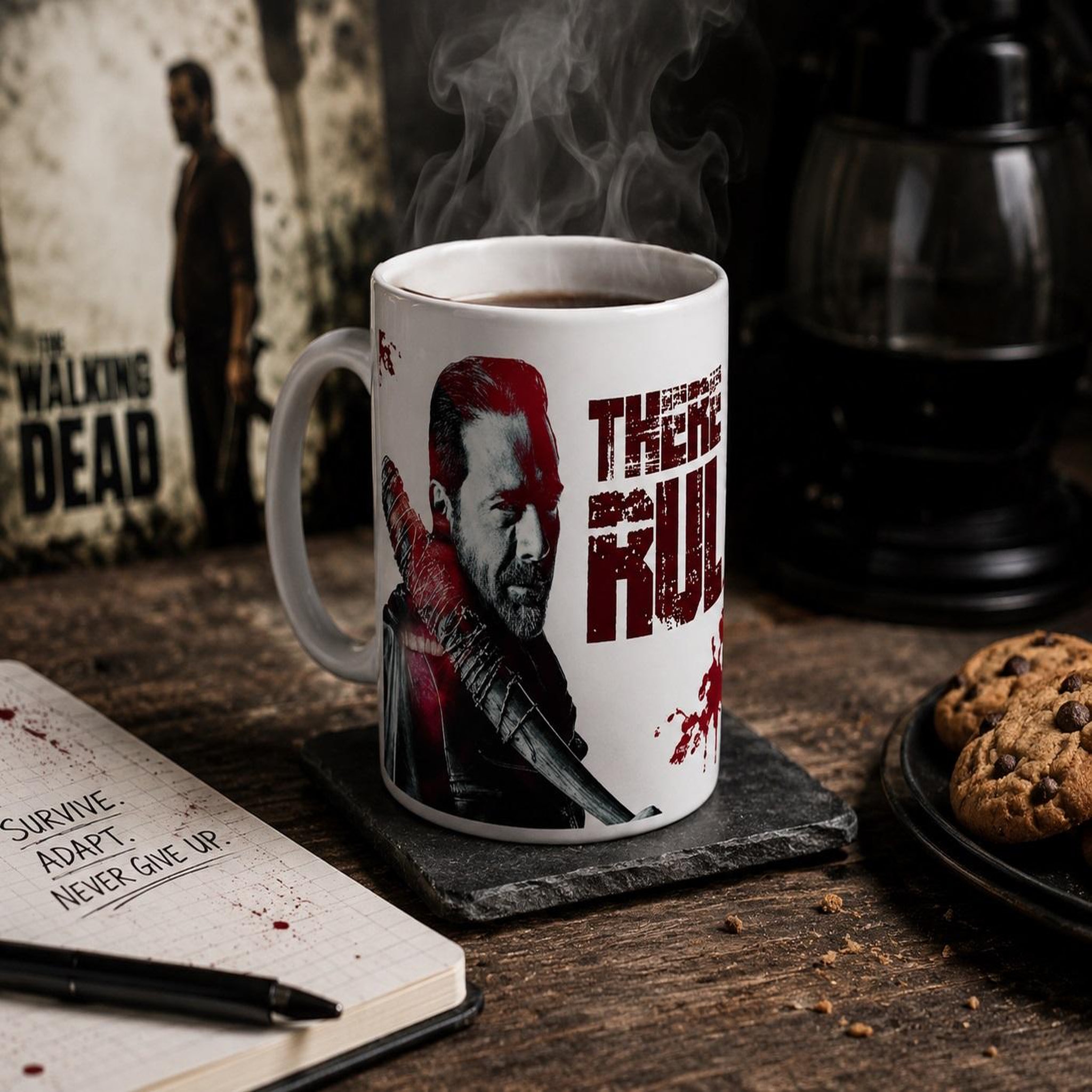 Voir la diapositive 2 : Eden Mug en céramique walking dead there are rules 9 cm