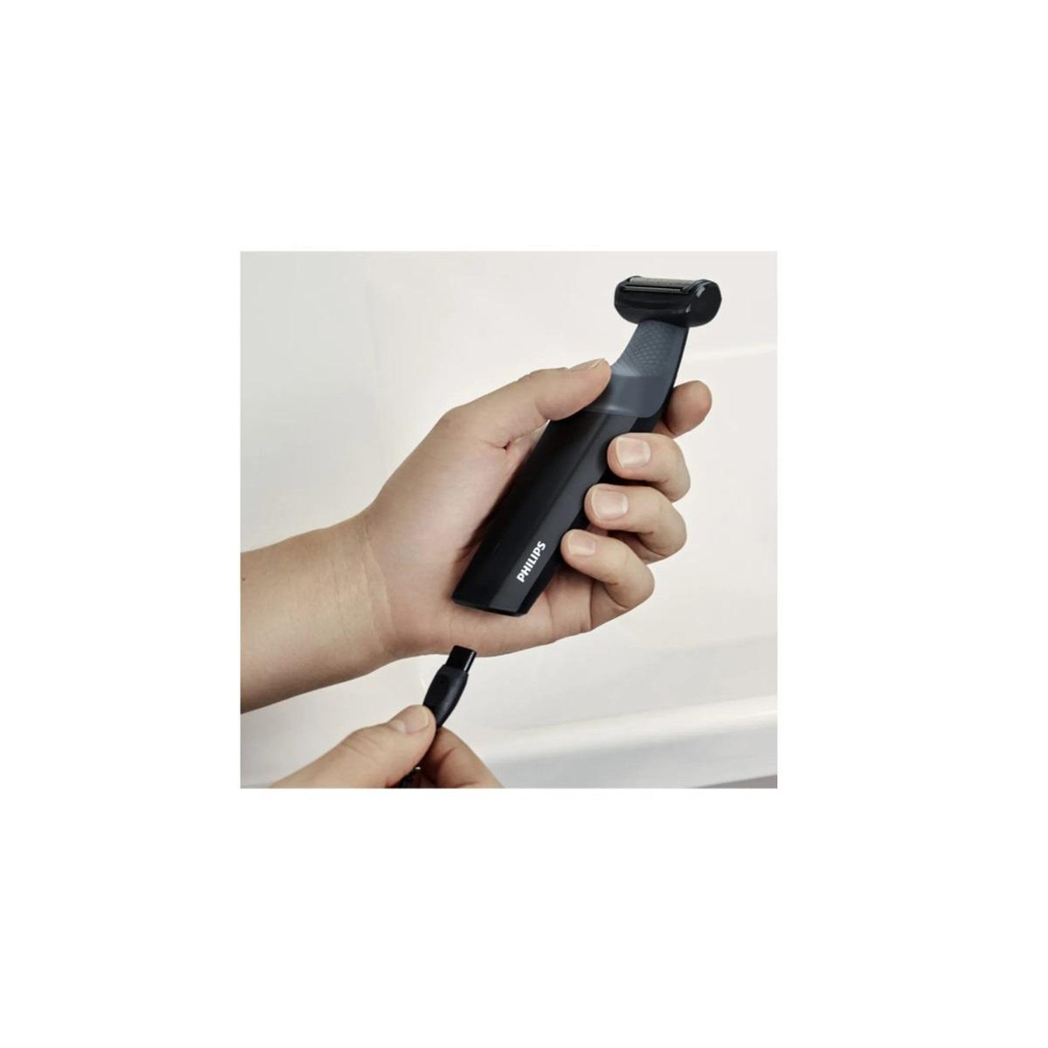 Voir la diapositive 2 : Philips Tondeuse corps rechargeable - BG3010/15