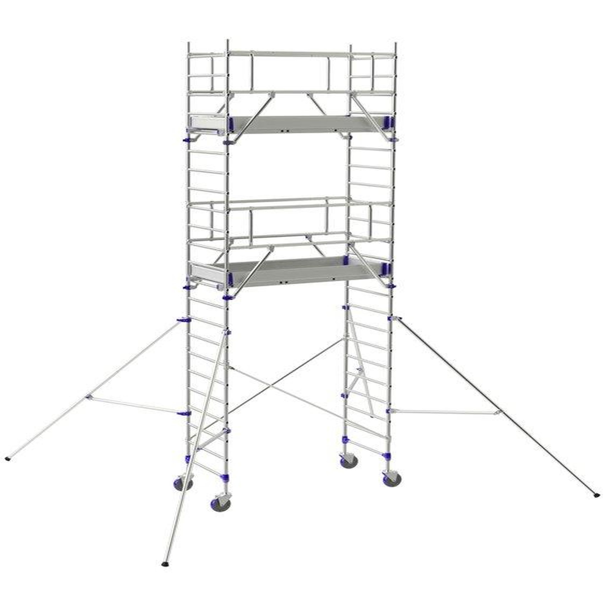 TUBESCA Echafaudage roulant TOTEM 2 LINE 180  4m85 plancher (6m85 travail)