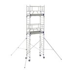 TUBESCA Echafaudage roulant TOTEM 2 LINE 180  4m85 plancher (6m85 travail)