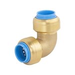 CENTRALE BRICO Coude egal diam. 14 mm laiton