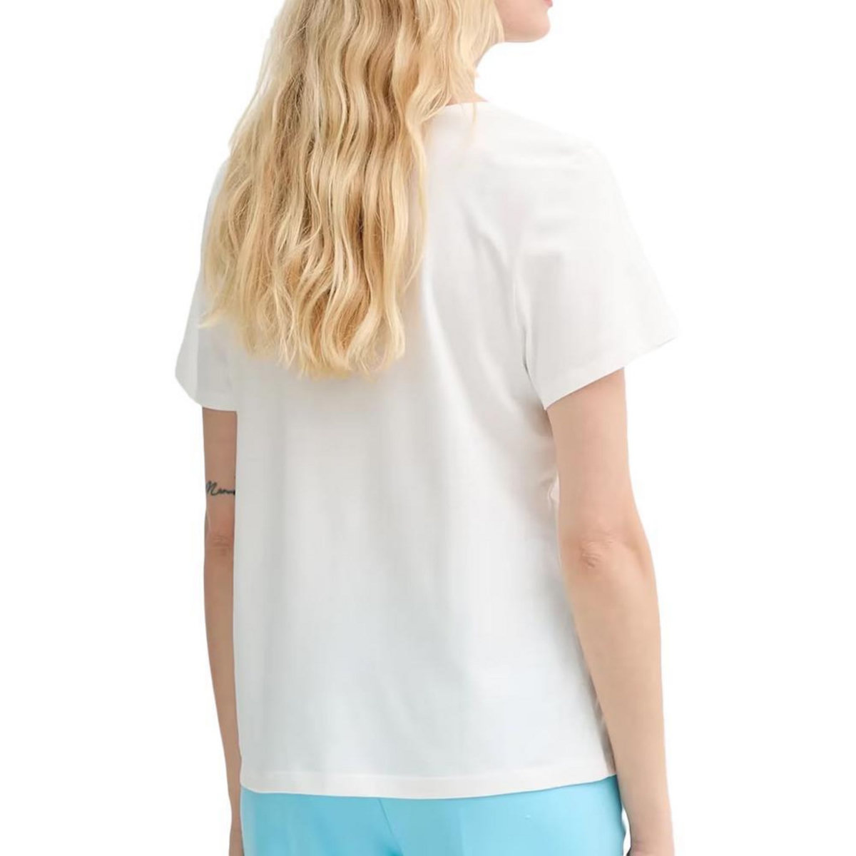 MORGAN T shirt /Bleu Femme Morgan DBELLO