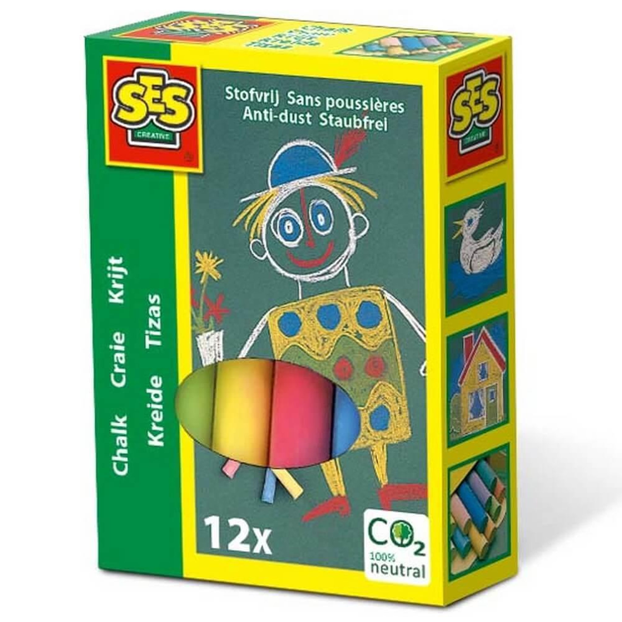 SES Creative Craies 12 craies couleurs