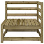 Voir la diapositive 5 : VIDAXL Canapes d'angle de jardin 2 pcs 70x70x67cm bois de pin impregne