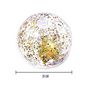 Voir la diapositive 2 : Paris Prix Ballon Gonflable  Paillettes  35cm Or