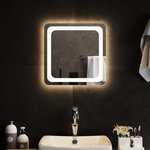 VIDAXL Miroir de salle de bain a LED 40x40 cm