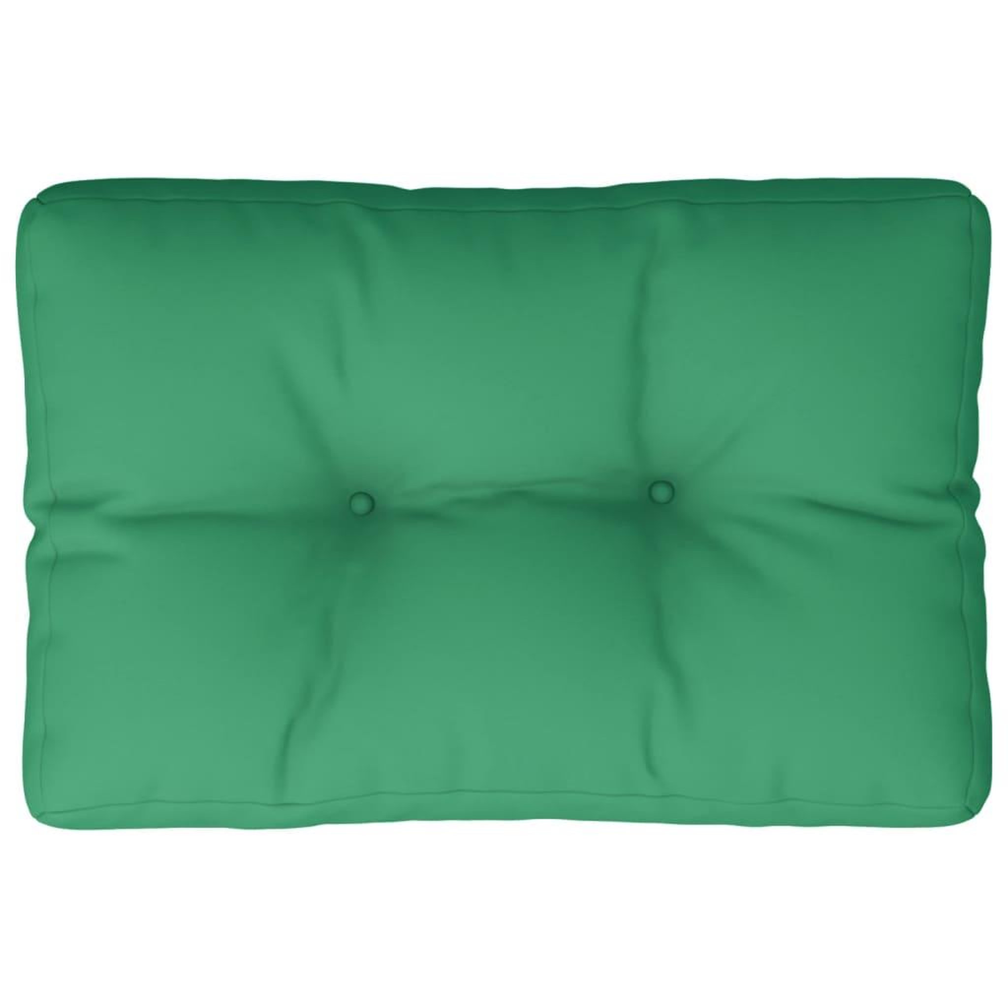 Voir la diapositive 2 : VIDAXL Coussin de palette vert 60x40x12 cm tissu