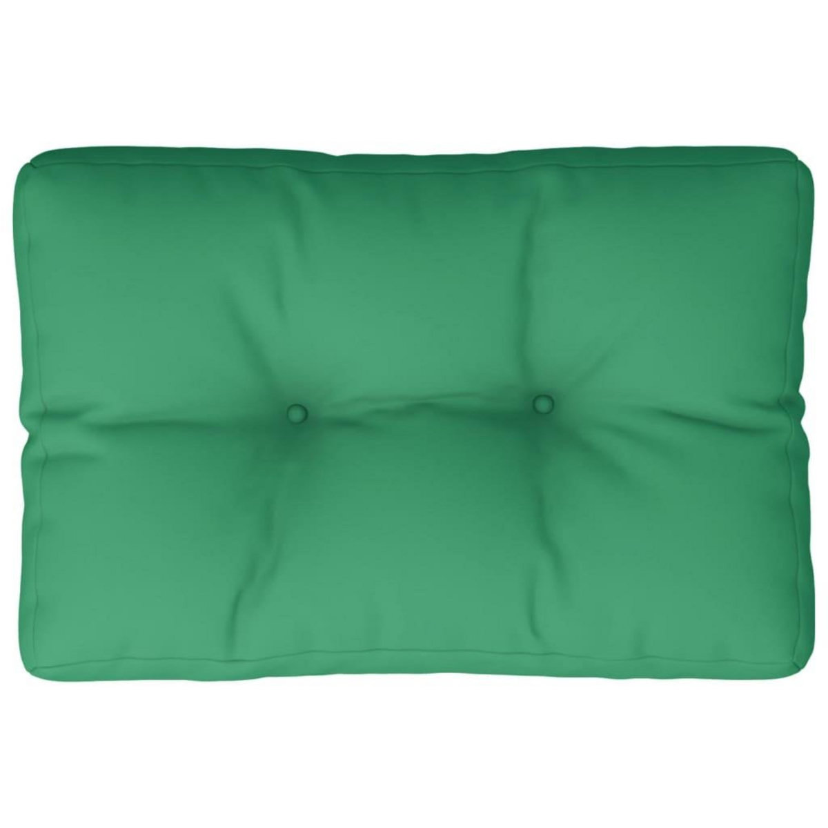 VIDAXL Coussin de palette vert 60x40x12 cm tissu