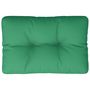 Voir la diapositive 2 : VIDAXL Coussin de palette vert 60x40x12 cm tissu