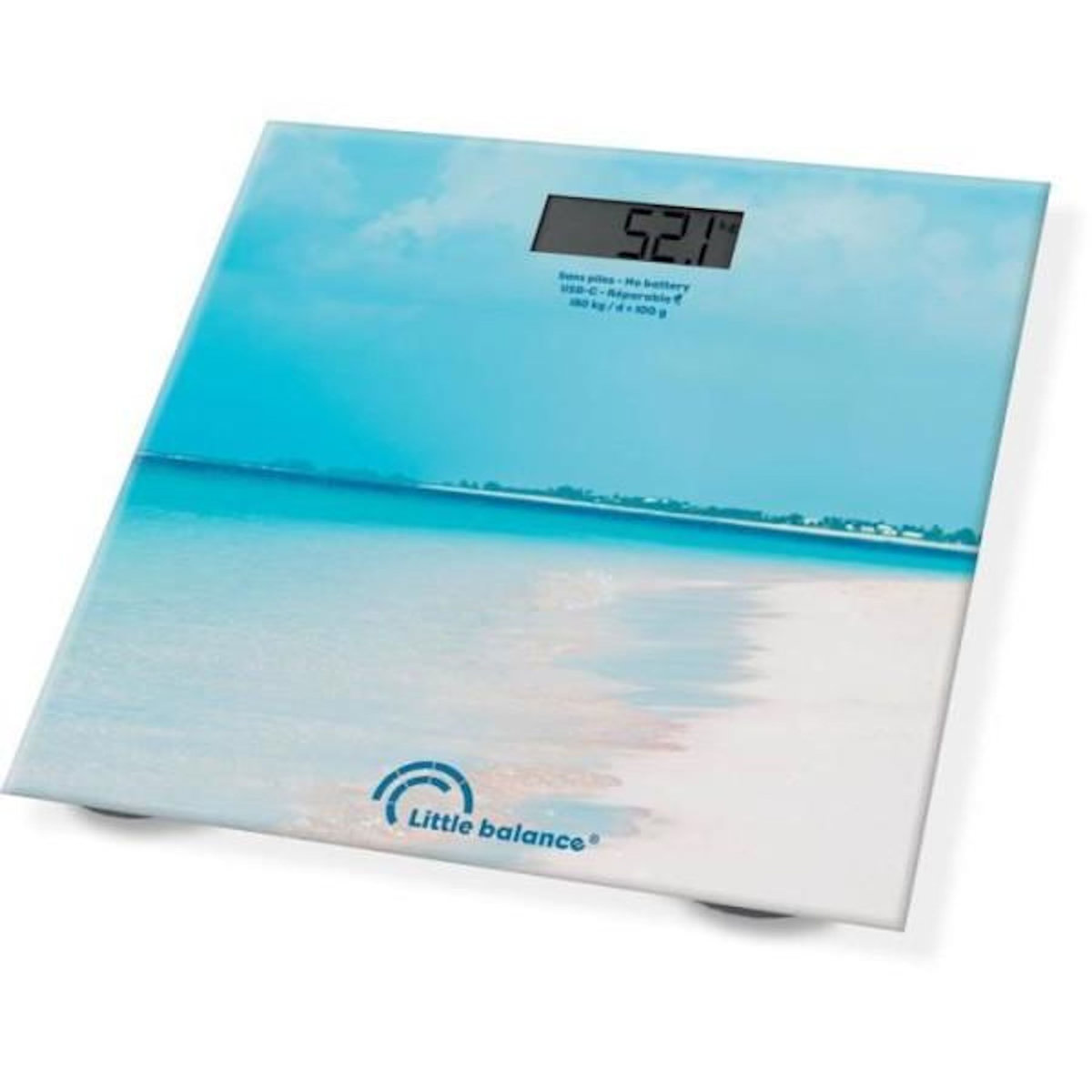 LITTLE BALANCE Pèse-personne électronique Little Balance Caraïbes bleu