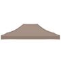 Voir la diapositive 4 : VIDAXL Toit de tente de reception 4x3 m Taupe 270 g/m^2